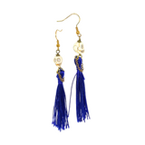 Skull tassel earrings