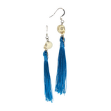 Skull tassel earrings