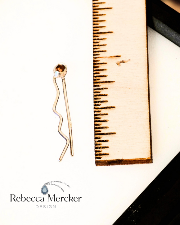 Sapphire Hair pin