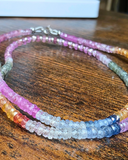 Rainbow Sapphire Necklace