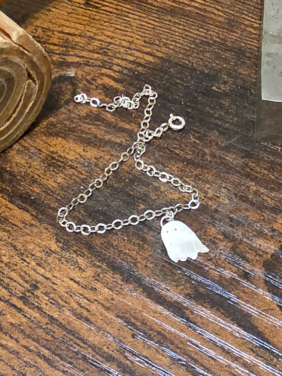 Ghost charm bracelet
