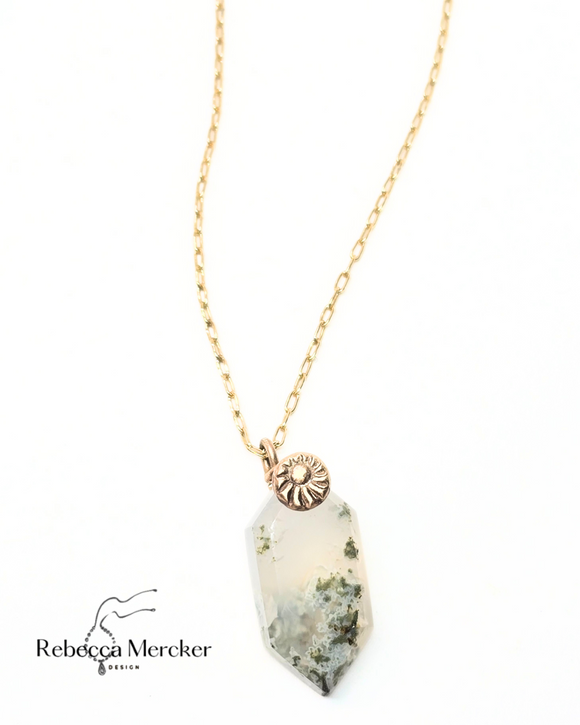 Moss Agate Necklace