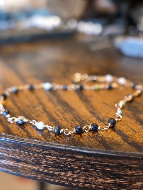 14k Gold Turquoise Bracelet