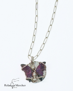 Tourmaline Butterfly Necklace