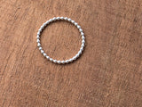 Stacking ring sterling silver