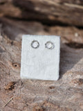 Sterling silver twist studs