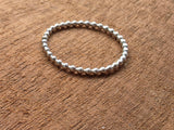 Stacking ring sterling silver