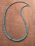 Blue turquoise necklace