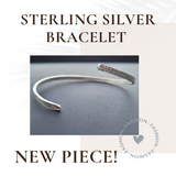 Sterling Silver textured Bracelet