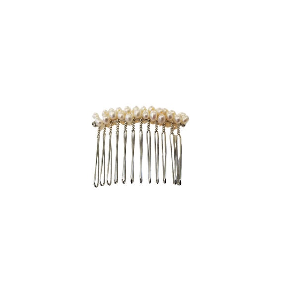 Silver Hair Comb