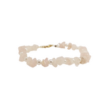 White pearl and crystal bracelet