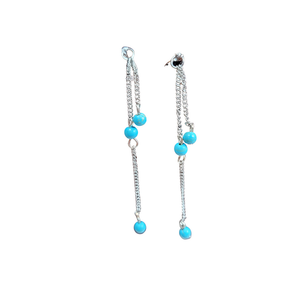 Turquoise Ear Jackets